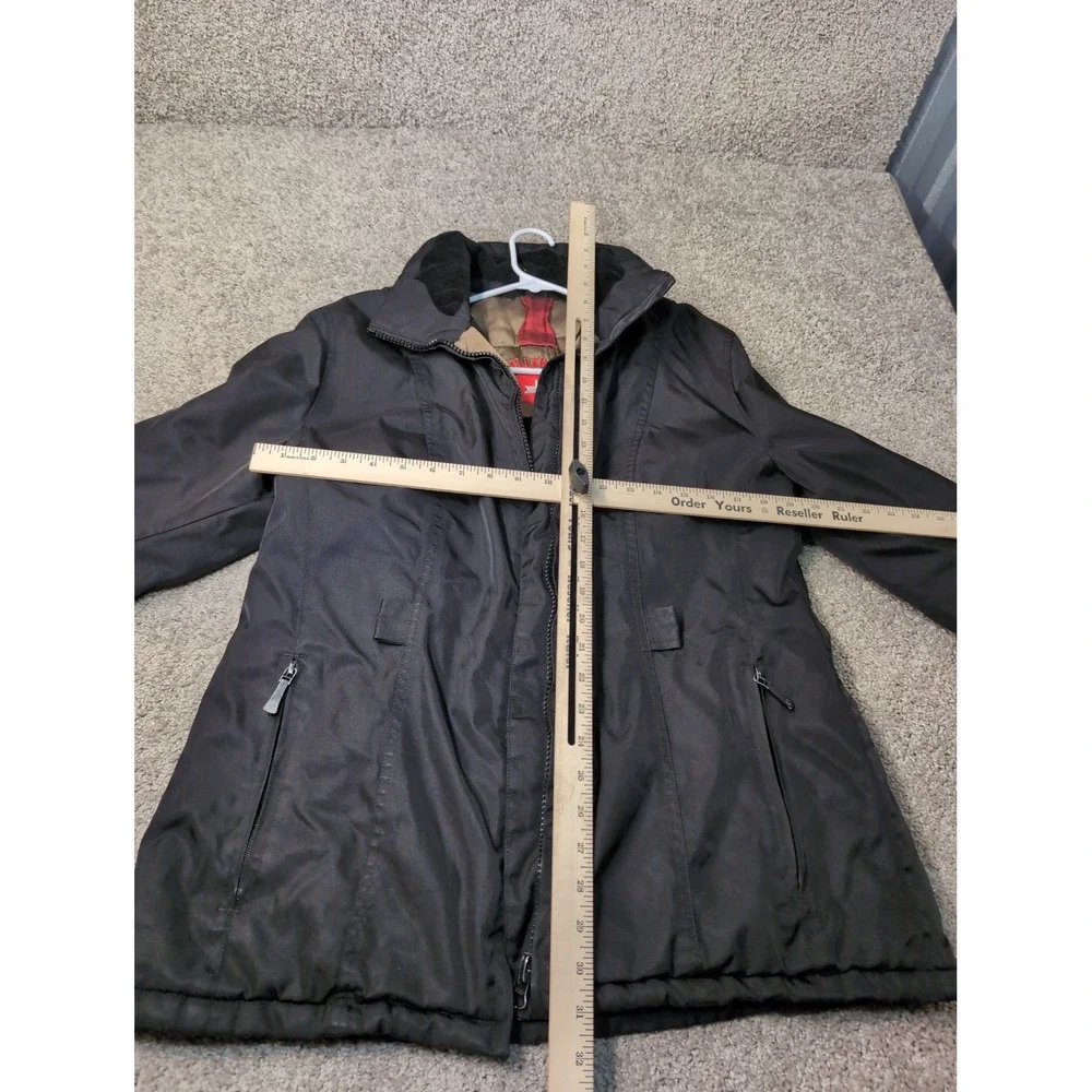 Wellensteyn Mens‎ Black Full Zip Fleece Lined Winter Jacket Size Large
